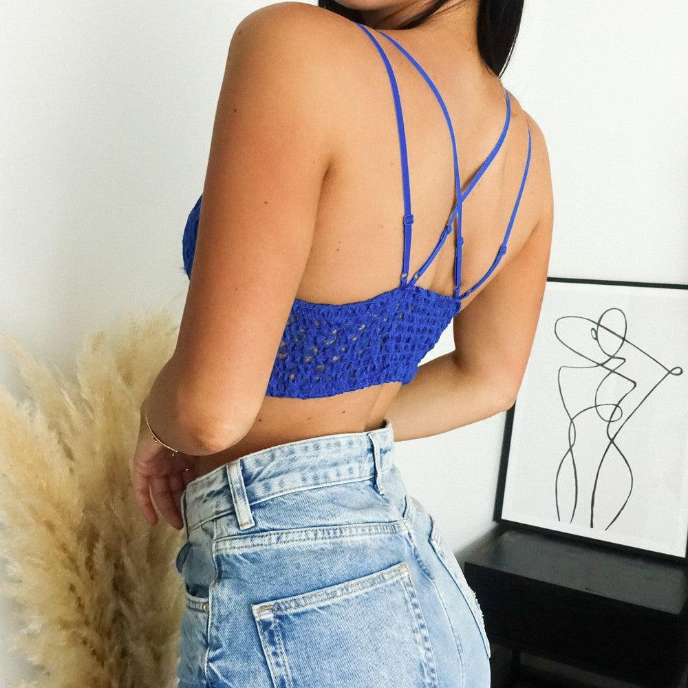 Taylor- Royal Blue-Bralette