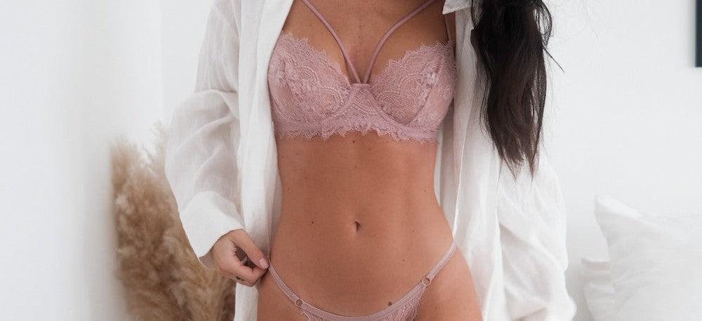 Bethany Set - Rose-Bra Set